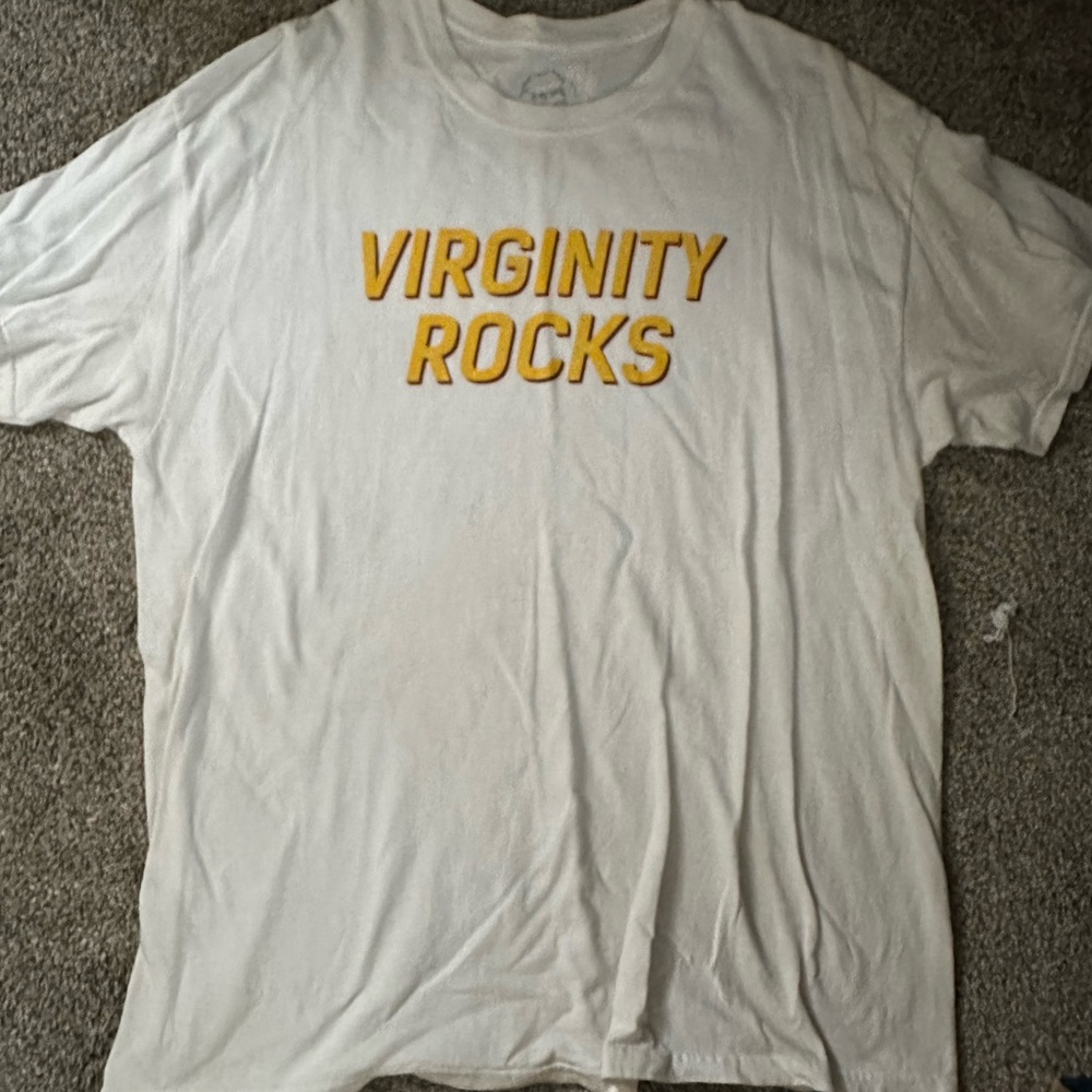 Virginity Rocks white T-Shirt